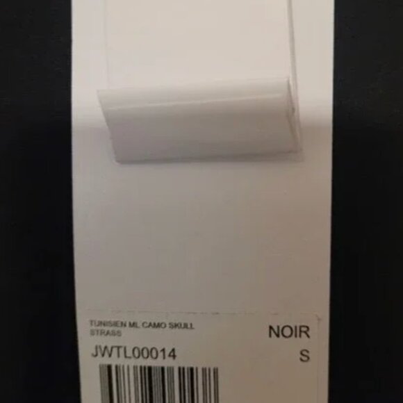 Zadig and Voltaire Tunisien ML Camo Skull Strass Henley Top - Picture 6 of 10